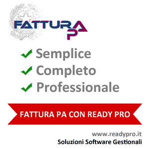 Ready Pro Software Fatturazione PA